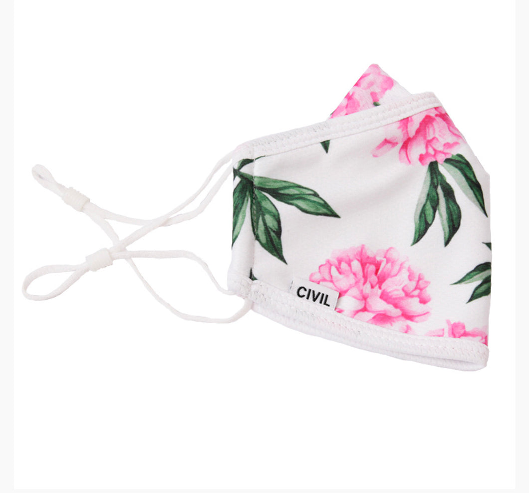 Civilian Mask- ADULT ADJUSTABLE ROSE