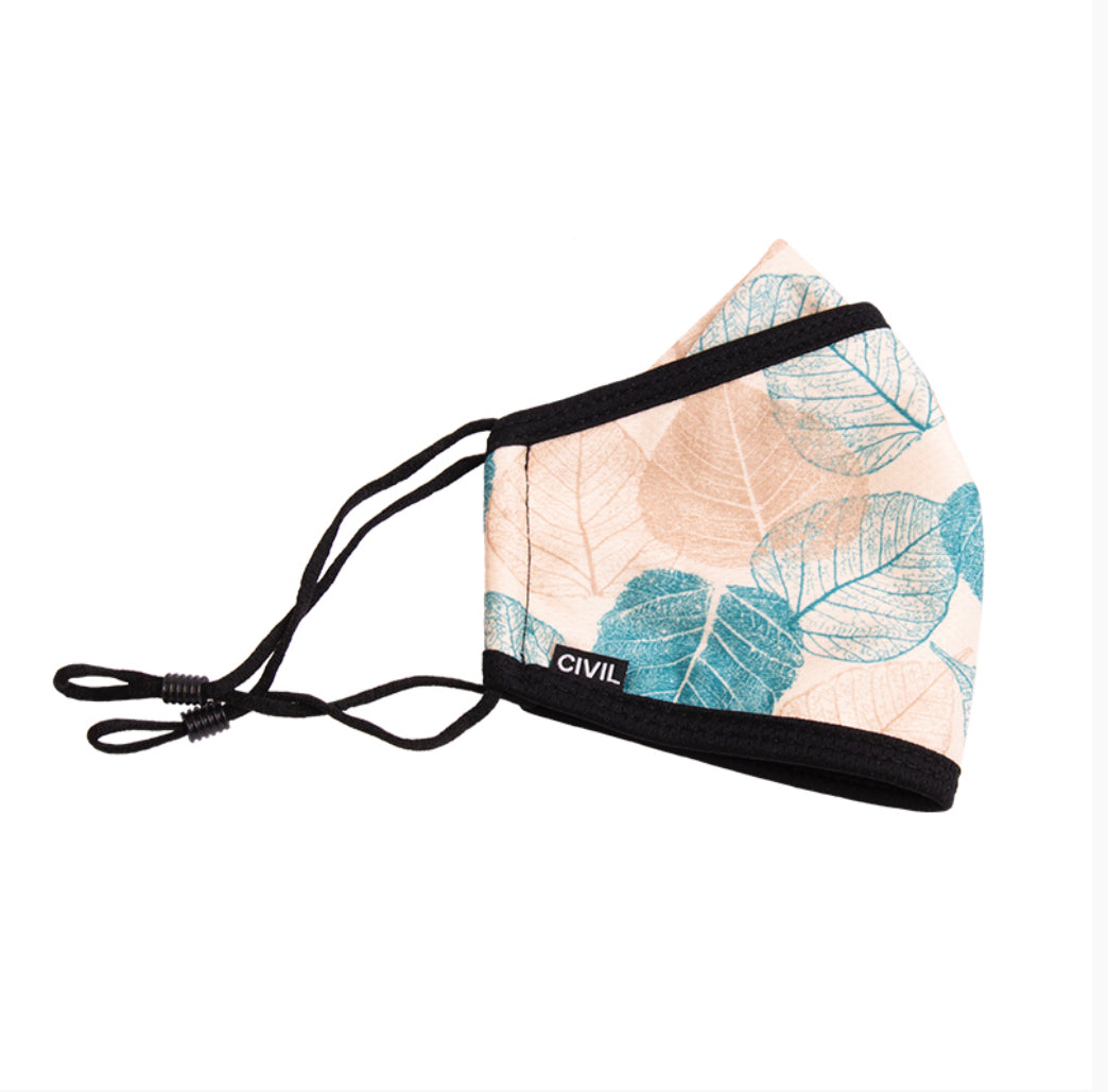 Civilian Mask- ADULT ADJUSTABLE LEAVES OF FALL