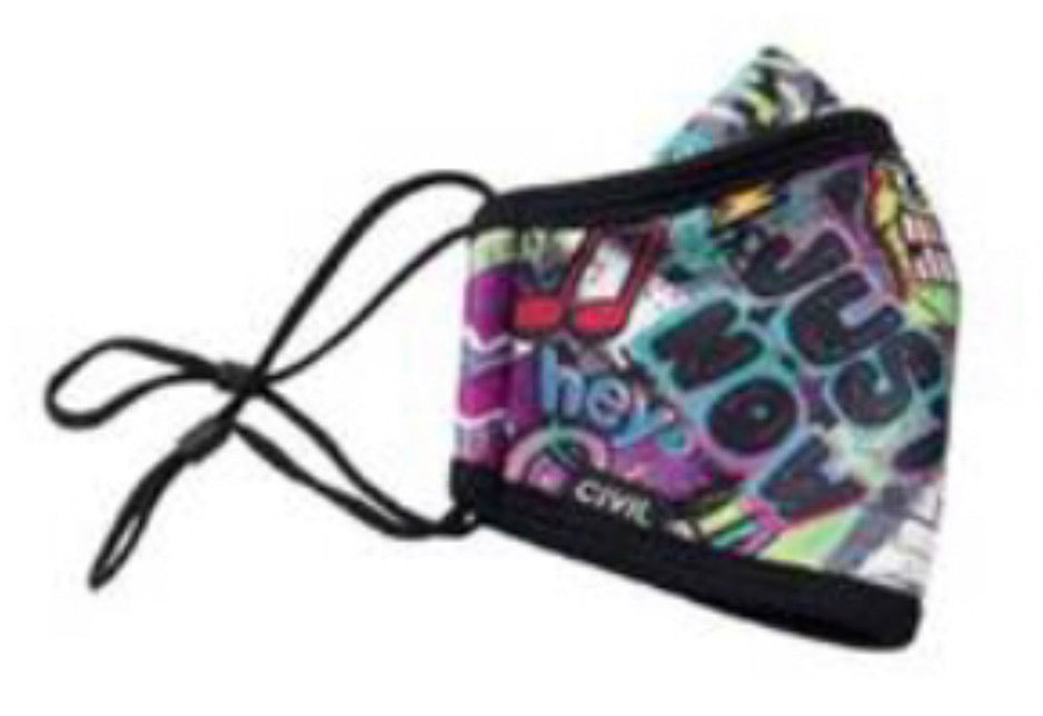 Youth Civilian Mask- Graffiti Life (age 10-14)
