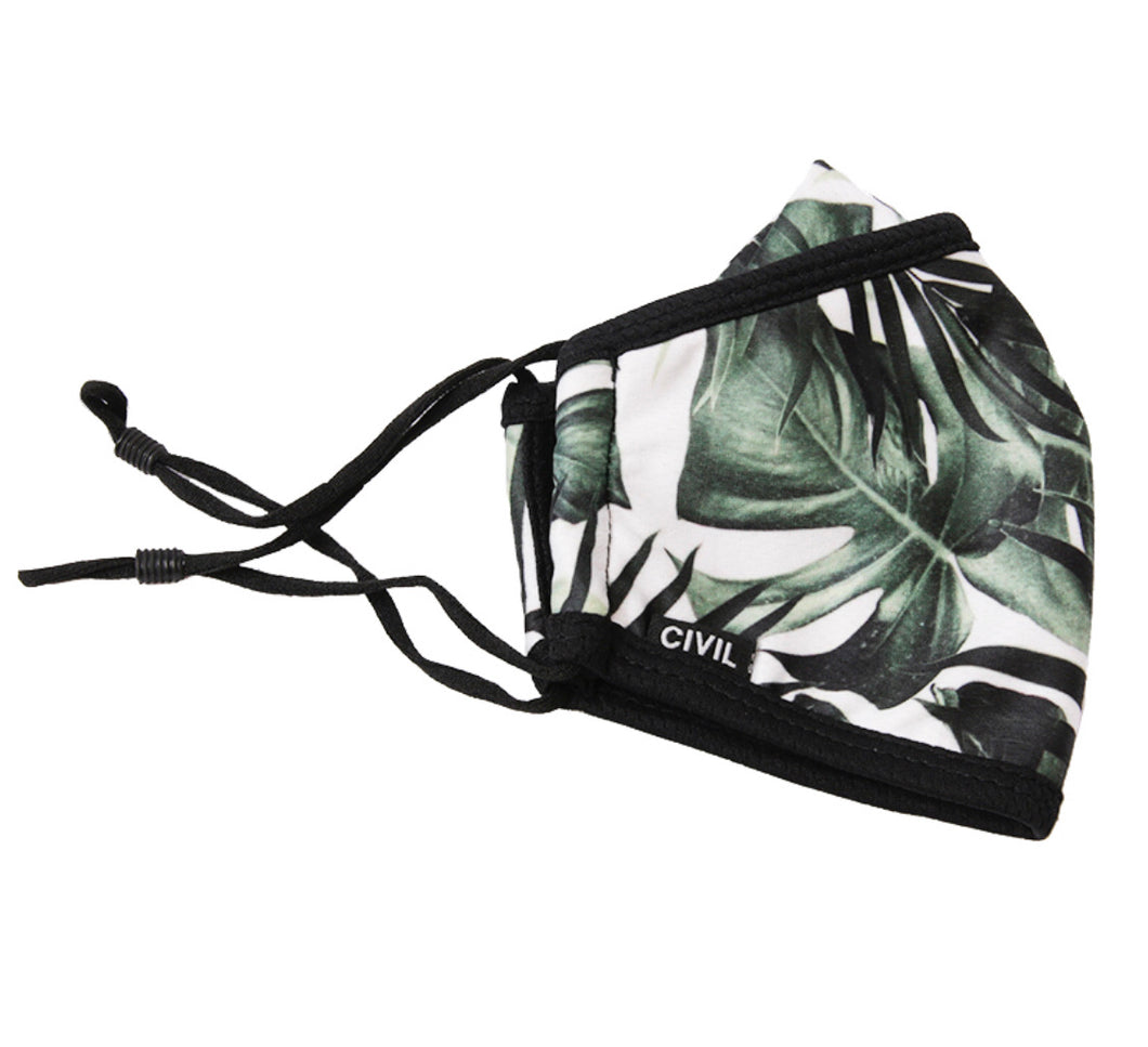 Civilian Mask- ADULT ADJUSTABLE GREEN FAN