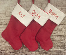 Traditional Personalized Plush Christmas Stocking