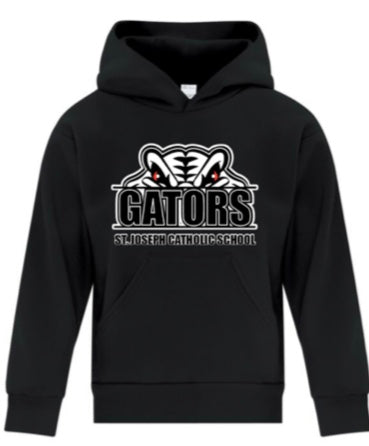 GATOR B/W Fleece Hooded Sweatshirt