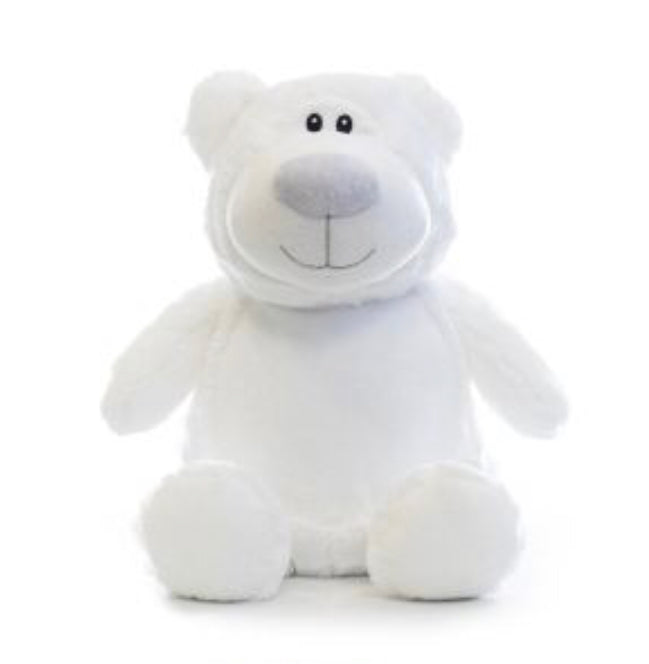 Bear Cubby (White with Grey Nose)